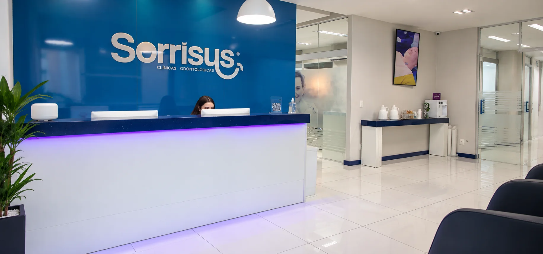 Recepção da Sorrisus Joinville no Centro da cidade