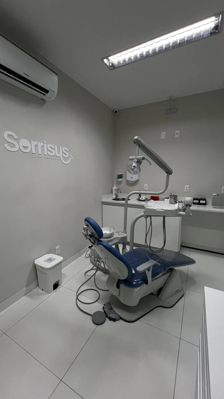 Consultório odontológico da Sorrisus Joinville