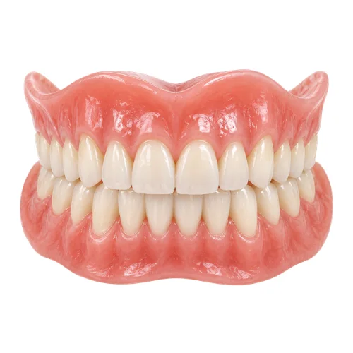 Modelo ilustrativo de uma prótese dentária